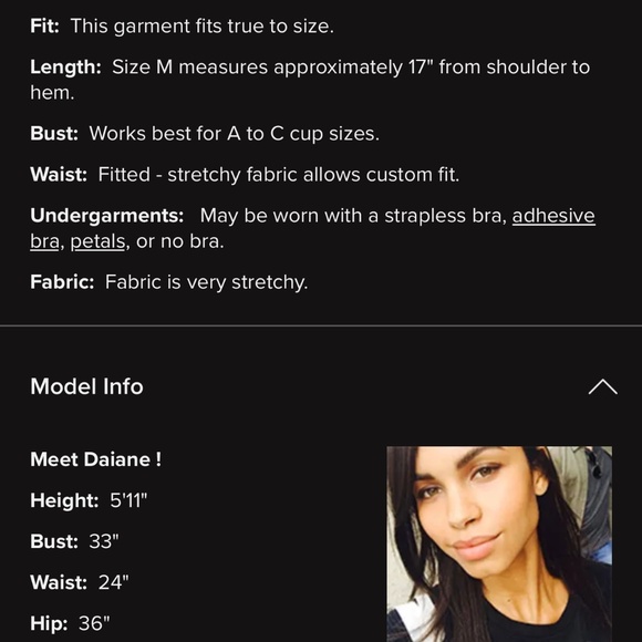 Lulus Basics Feel Like Dancing Denim Blue Crop Top - Size M - NWT - Picture 5 of 6